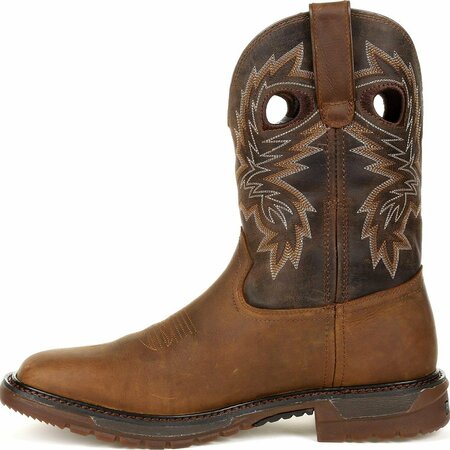 Rocky Original Ride FLX Waterproof Western Boot, BROWN, M, Size 9.5 RKW0336